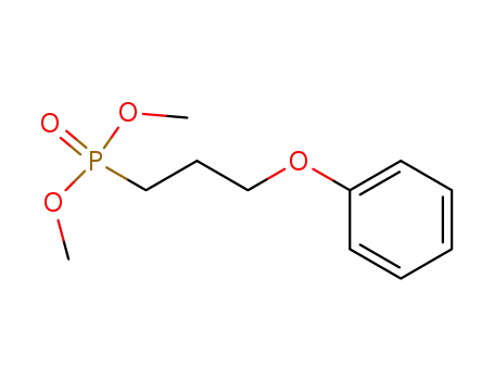 Molecular Structure of 393569-11-4 (Phosphonic acid, (3-phenoxypropyl)-, dimethyl ester)