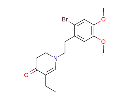 4(1H)-Pyridinone,
1-[2-(2-bromo-4,5-dimethoxyphenyl)ethyl]-5-ethyl-2,3-dihydro-
