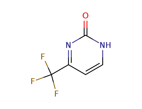 Molecular Structure of 104048-92-2 (2-Hydroxy-4-(trifluoromethyl)pyrimidine)