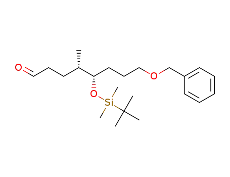 (4S,5S)-8-(benzyloxy)-5-(tert-butyldimethylsilyloxy)-4-methyloctanal