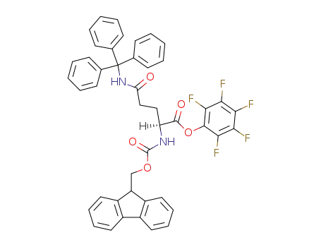 Molecular Structure of 132388-65-9 (FMOC-GLN(TRT)-OPFP)