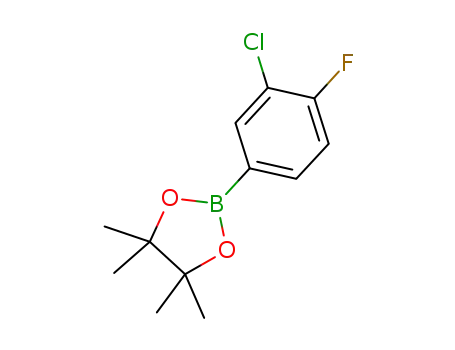 Molecular Structure of 635305-46-3 (3-Chloro-4-fluorophenylboronic acid pinacol ester)