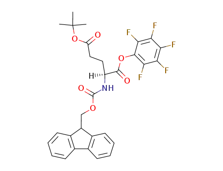 Molecular Structure of 200616-21-3 (Fmoc-D-Glu(OtBu)-OPfp)