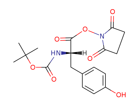 L-Tyrosine,N-[(1,1-dimethylethoxy)carbonyl]-, 2,5-dioxo-1-pyrrolidinyl ester cas  20866-56-2