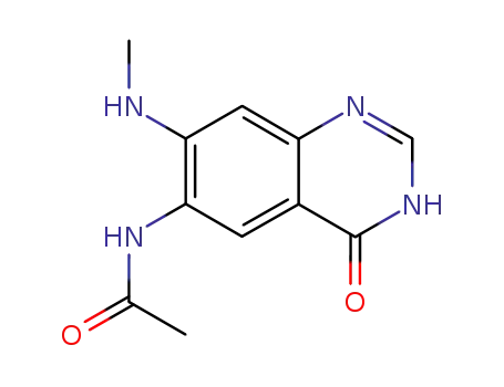 Acetamide, N-[1,4-dihydro-7-(methylamino)-4-oxo-6-quinazolinyl]-