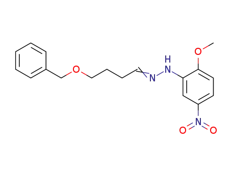 4-benzyloxybutanal, 2-methoxy-5-nitrophenylhydrazone