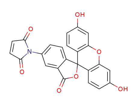 1-(3',6'-dihydroxy-3-oxospiro[2-benzofuran-1,9'-xanthene]-5-yl)pyrrole-2,5-dione