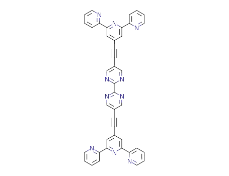 Molecular Structure of 718606-37-2 (5,5'-diethynyl-2,2'-bipyrimidine)