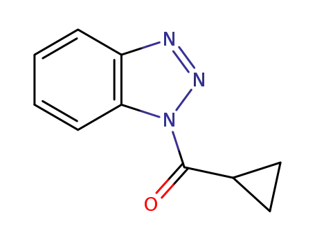 Molecular Structure of 354996-72-8 ((1H-benzo[d][1,2,3]triazol-1-yl)(cyclopropyl)methanone)