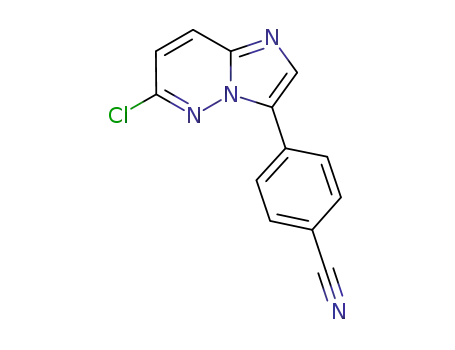 4-(6-chloroimidazo[1,2-b]pyridazin-3-yl)benzonitrile