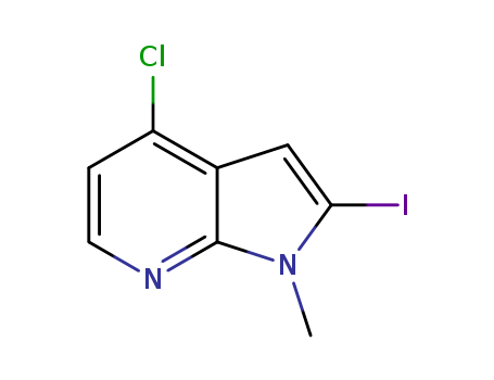 4-chloro-2-iodo-1-Methyl-1H-pyrrolo[2,3-b]pyridine