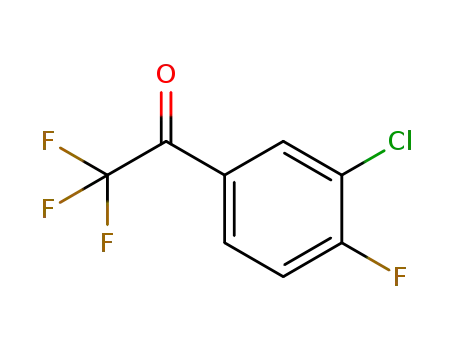 Molecular Structure of 845823-05-4 (3'-CHLORO-2,2,2,4'-TETRAFLUOROACETOPHENONE)