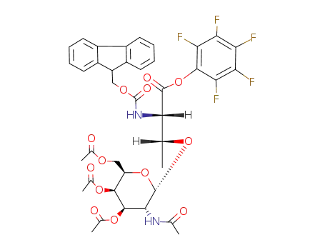 O-(2-acetamido-3,4,6-tri-O-acetyl-2-deoxy-α-D-galactopyranosyl)-N<sup>α</sup>-(fluoren-9-ylmethoxycarbonyl)-L-threonine pentafluorophenyl ester