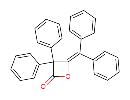 Molecular Structure of 6925-23-1 (2-Oxetanone, 4-(diphenylmethylene)-3,3-diphenyl-)