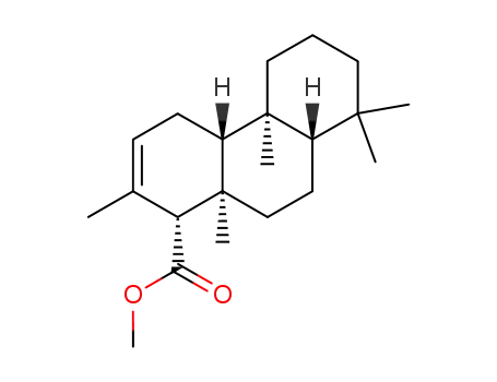 Molecular Structure of 15372-63-1 (methyl (+/-)-(14αH)-isogath-12-en-15-oate)