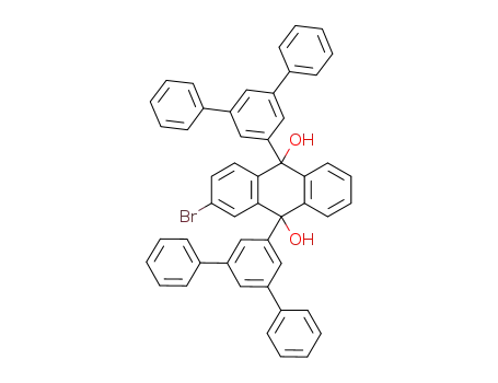 2-bromo-9,10-bis-[1,1';3',1'']terphenyl-5'-yl-9,10-dihydro-anthracene-9,10-diol