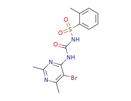 C<sub>14</sub>H<sub>15</sub>BrN<sub>4</sub>O<sub>3</sub>S