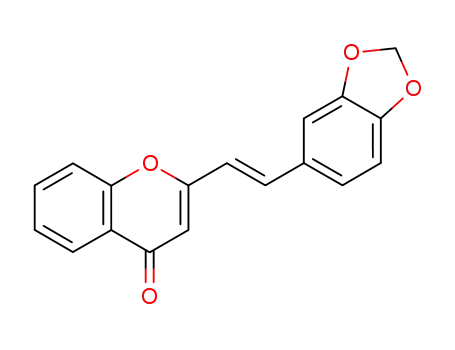 (E)-2-(2-(benzo[d][1,3]dioxol-5-yl)vinyl)-4H-chromen-4-one