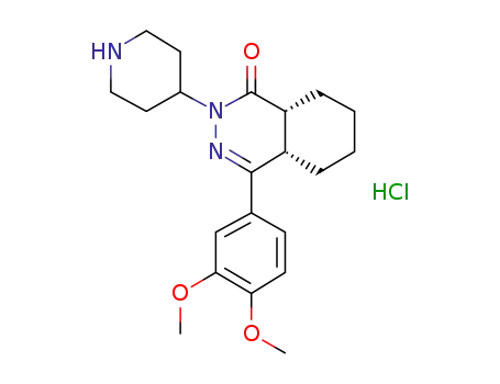 (4aS,8aR)-4-(3,4-dimethoxyphenyl)-2-(piperidin-4-yl)-4a,5,6,7,8,8a-hexahydrophthalazin-1(2H)-one hydrochloride
