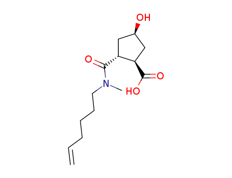 (1R,2R,4R)-2-[(5-Hexen-1-ylmethylamino)carbonyl]-4-hydroxycyclopentanecarboxylic acid