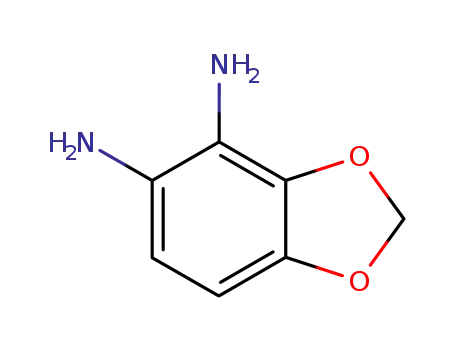 Molecular Structure of 500862-27-1 (1,3-Benzodioxole-4,5-diamine)