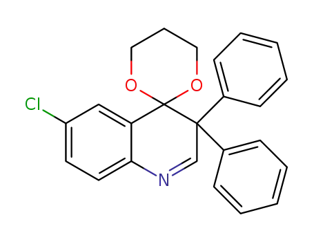 6'-chloro-3',3'-diphenylspiro[1,3-dioxane-2,4'(3'H)-quinoline]