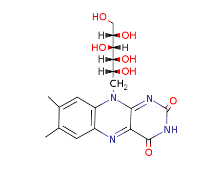 D-Allitol,1-deoxy-1-(3,4-dihydro-7,8-dimethyl-2,4-dioxobenzo[g]pteridin-10(2H)-yl)- cas  303-60-6