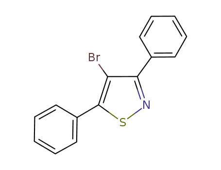Molecular Structure of 942227-99-8 (4-bromo-3,5-diphenylisothiazole)