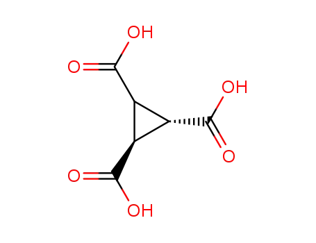 Molecular Structure of 48126-70-1 (1,2,3-Cyclopropanetricarboxylic acid)