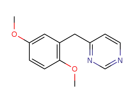 Molecular Structure of 1353577-66-8 (4-(2,5-dimethoxybenzyl)pyrimidine)