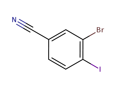 3-Bromo-4-iodobenzonitrile cas no. 1000577-94-5 98%
