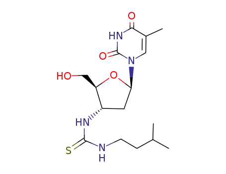 Thymidine, 3'-deoxy-3'-((((3-methylbutyl)amino)thioxomethyl)amino)-