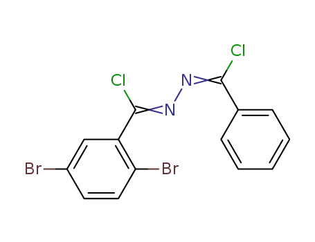 1-((2,5-dibromophenyl)chloromethylene)-2-(chloro(phenyl)methylene)hydrazine
