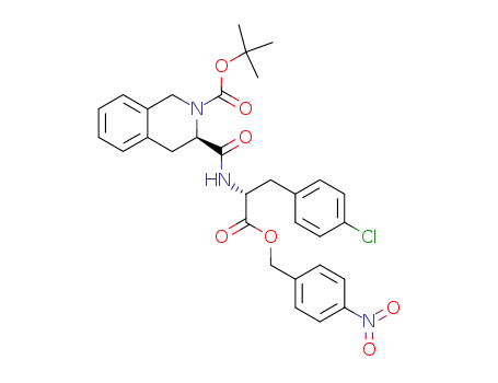 (N-tert-butoxycarbonyl-D-1,2,3,4-tetrahydroisoquinoline-3-carbonyl)-4-chloro-D-phenylalanine 4-nitrobenzyl ester