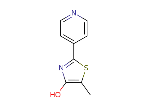 Molecular Structure of 70547-50-1 (5-METHYL-2-(4-PYRIDINYL)-1,3-THIAZOL-4-OL)