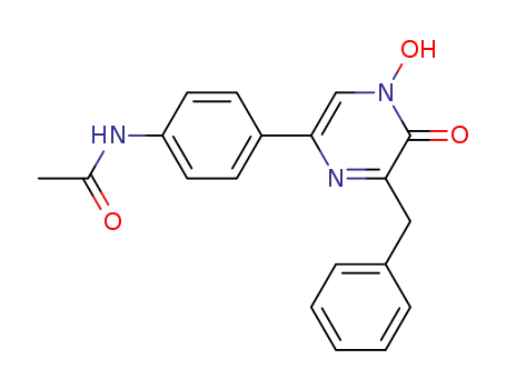 N-{4-[4-hydroxy-5-oxo-6-benzyl-4-hydropyrazin-2-yl]phenyl}acetamide