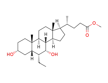 methyl (4R)-4-((3R,5S,6R,7R,8S,9S,10S,13R,14S,17R)-6-ethyl-3,7-dihydroxy-10,13-dimethylhexadecahydro-1H-cyclopenta[a]phenanthren-17-yl)pentanoate