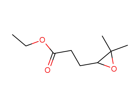 Molecular Structure of 80922-64-1 (Oxiranepropanoic acid, 3,3-dimethyl-, ethyl ester)