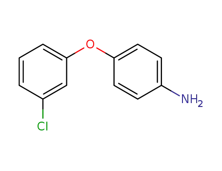 Molecular Structure of 56705-51-2 (4-(3-Chlorophenoxy)benzamide)