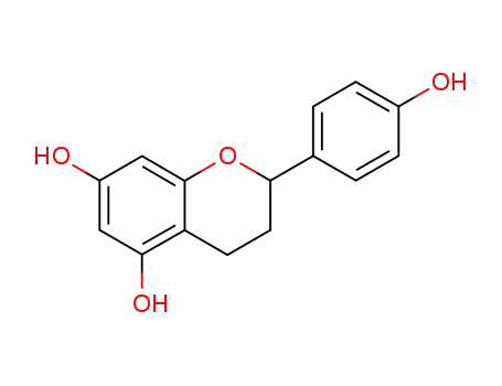 Molecular Structure of 530-82-5 (2H-1-Benzopyran-5,7-diol, 3,4-dihydro-2-(4-hydroxyphenyl)-)