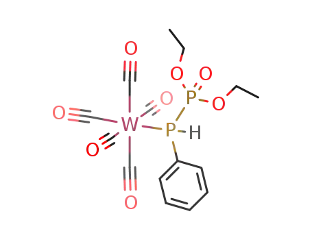(O,O-diethyl)phosphonatophenylphosphine tungsten pentacarbonyl