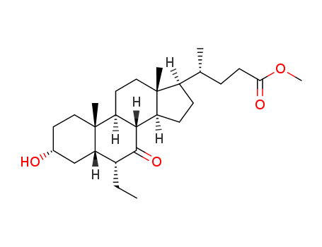 (3α,5β,6α)-6-ethyl-3-hydroxy-7-oxo-cholan-24-oic acid methyl ester (BTC-C1)