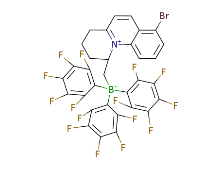 Molecular Structure of 1632293-77-6 (C<sub>32</sub>H<sub>14</sub>BBrF<sub>15</sub>N)