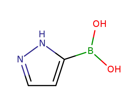Molecular Structure of 376584-63-3 (Pyrazole-3-boronic acid)