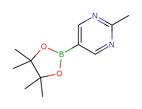 Molecular Structure of 1052686-67-5 (2-MethylpyriMidine-5-boronic Acid Pinacol Ester)