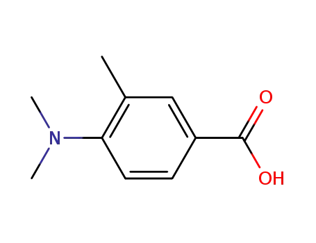 Molecular Structure of 103030-89-3 (4-(dimethylamino)-3-methylbenzoic acid)