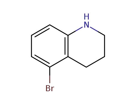 Molecular Structure of 114744-50-2 (5-BROMO-1,2,3,4-TETRAHYDRO-QUINOLINE HYDROCHLORIDE)