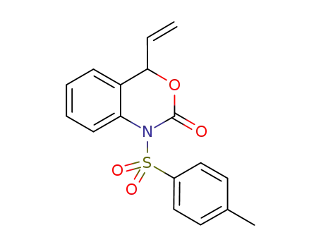Molecular Structure of 1038502-72-5 (1-tosyl-4-vinyl-1,4-dihydro-2H-benzo[d] [1,3]oxazin-2-one)