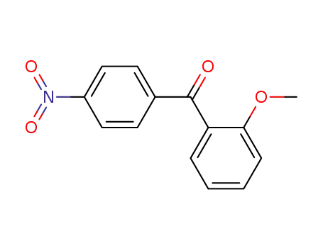 Molecular Structure of 42495-50-1 (2-METHOXY-4'-NITROBENZOPHENONE)