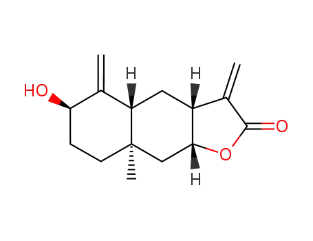 (3aR,4aα,9aα)-Dodecahydro-6α-hydroxy-8aβ-methyl-3,5-bis(methylene)naphtho[2,3-b]furan-2-one